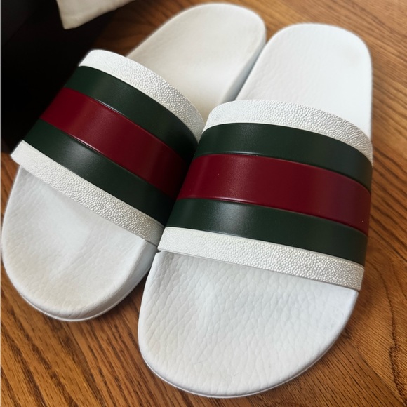 Authentic Gucci Slides, Italian Size 7/US 39 - Picture 2 of 7